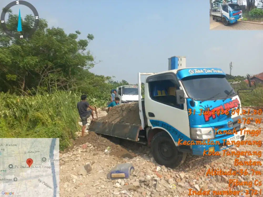 jasa buang puing sampah proyek dll