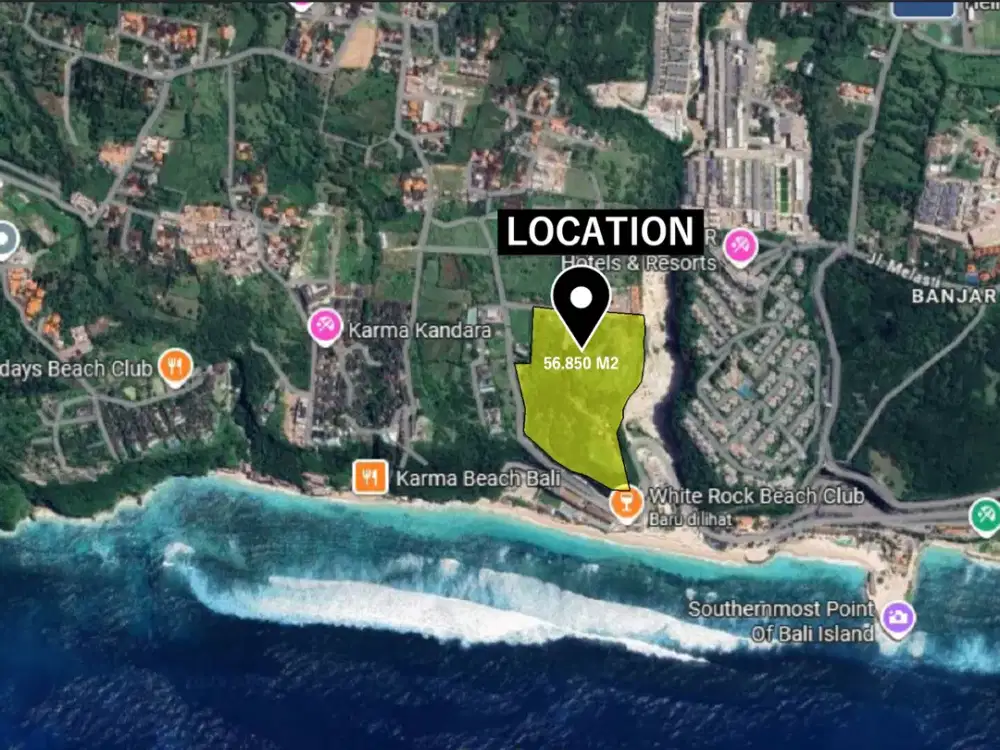 FOR SALE - PREMIUM CLIFFSIDE LAND WITH PANORAMIC OCEAN VIEW UNGASAN, BALI
