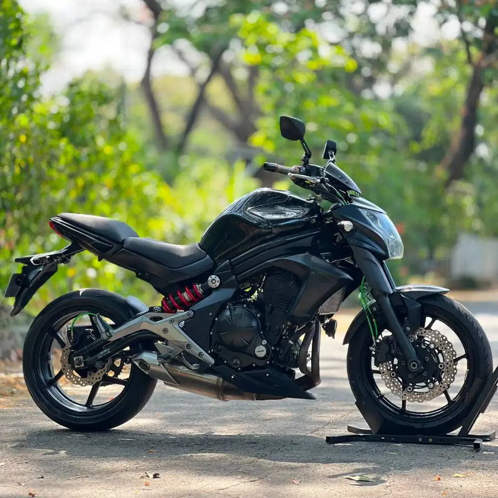 KAWASAKI ER6N 650 2012 HITAM KM 20K PAJAK PANJANG SIAP GAS JAUH