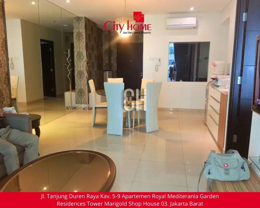 Disewakan Apartemen 3 Kamar Central Park Furnished, Siap Huni