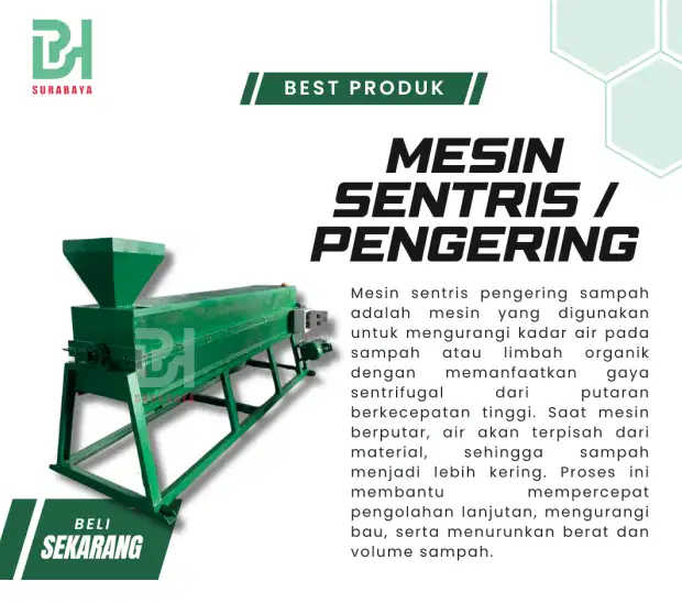 MESIN PENGERING SENTRIS - BARU - TERMURAH