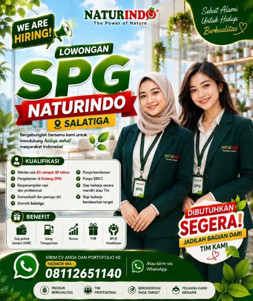 Hiring for SPG Healthy