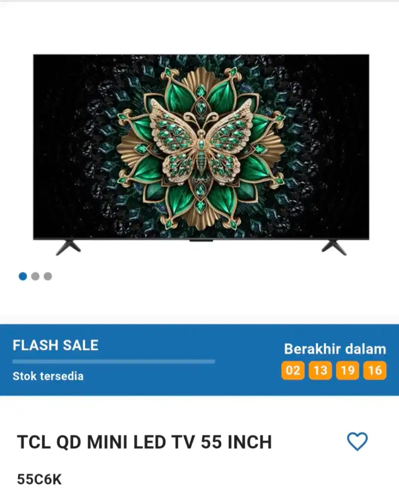 TCL QD MINI LED TV 55 INCH