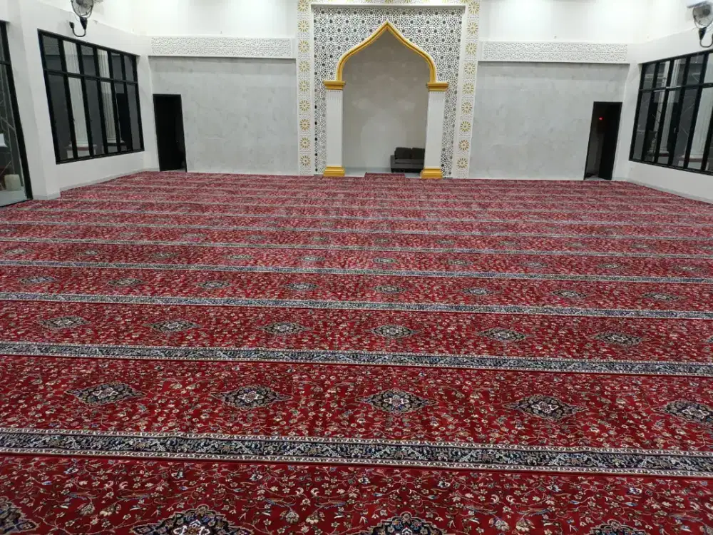 JUAL KARPET MASJID IMPORT TURKIYE MOTIF KHAS RAUDAH