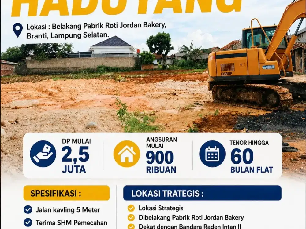 Tanah kavling dekat bandara
