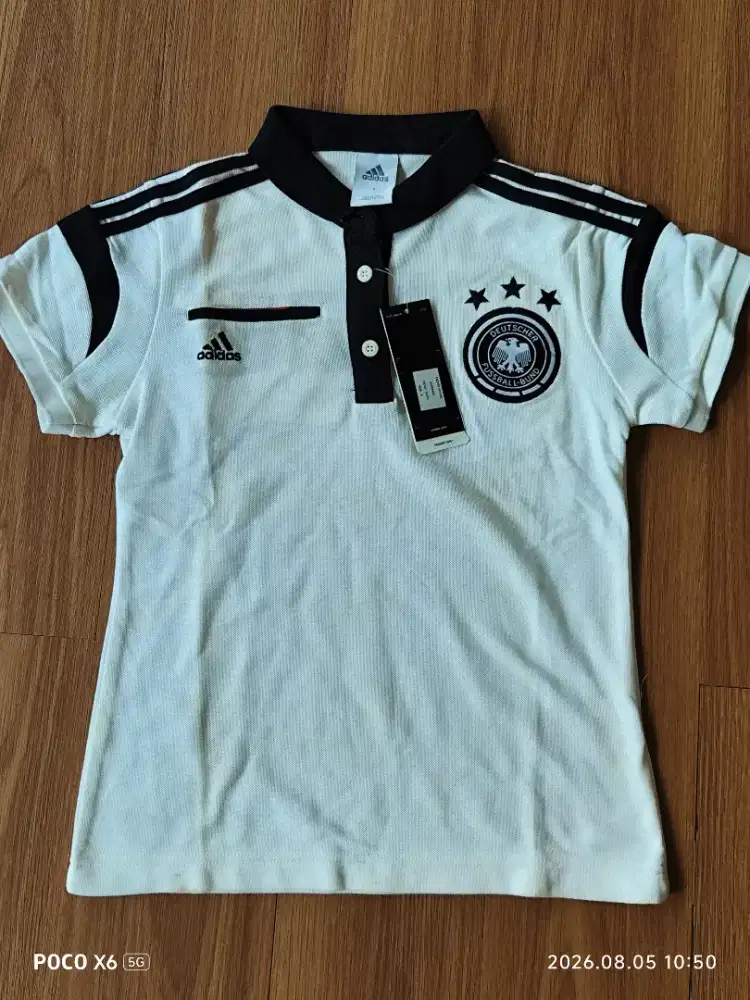 Polo ori Adidas German wanita baru kondisi rijek