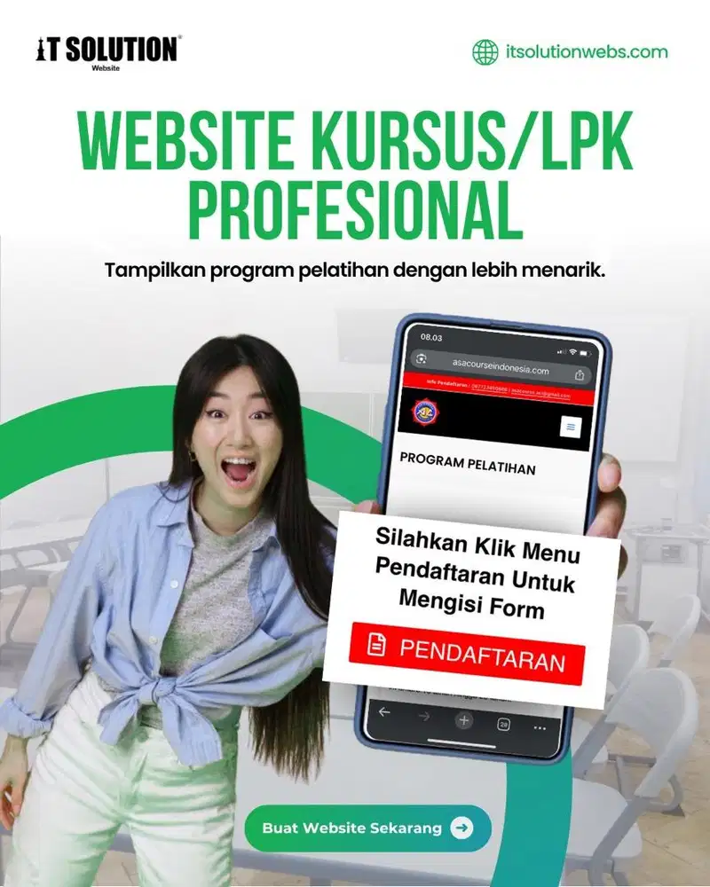 Pembuatan Website LPK Profesional dan Bergaransi