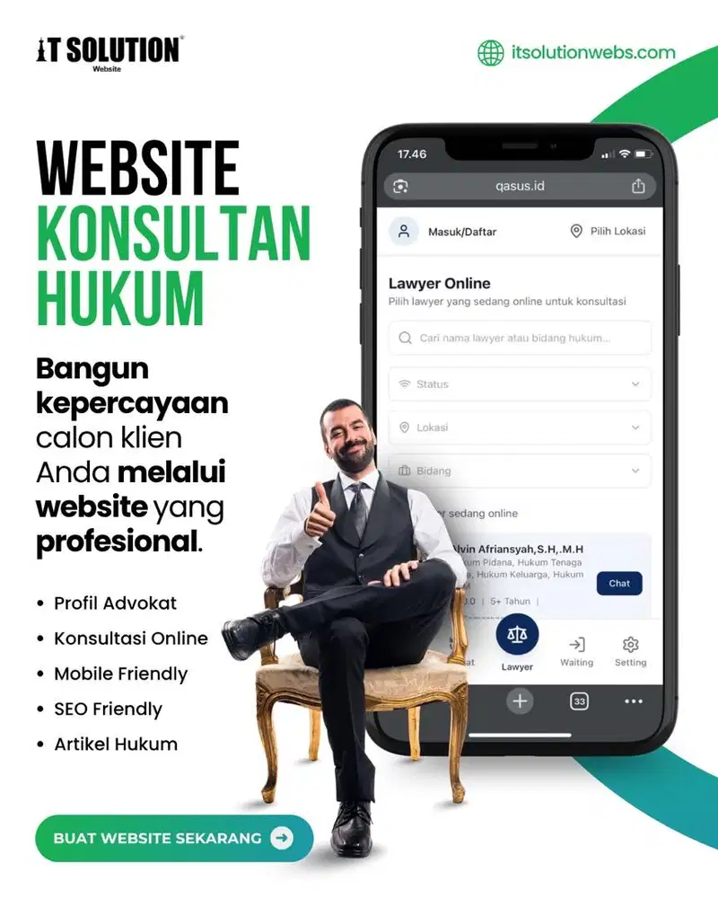 Pembuatan Website Konsultan Hukum Seo Friendly
