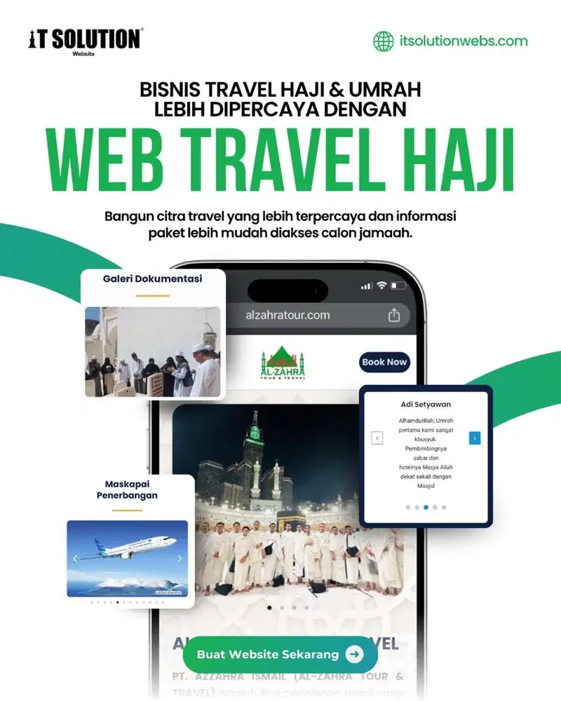Pembuatan Website Travel Umroh dan Haji Seo Friendly