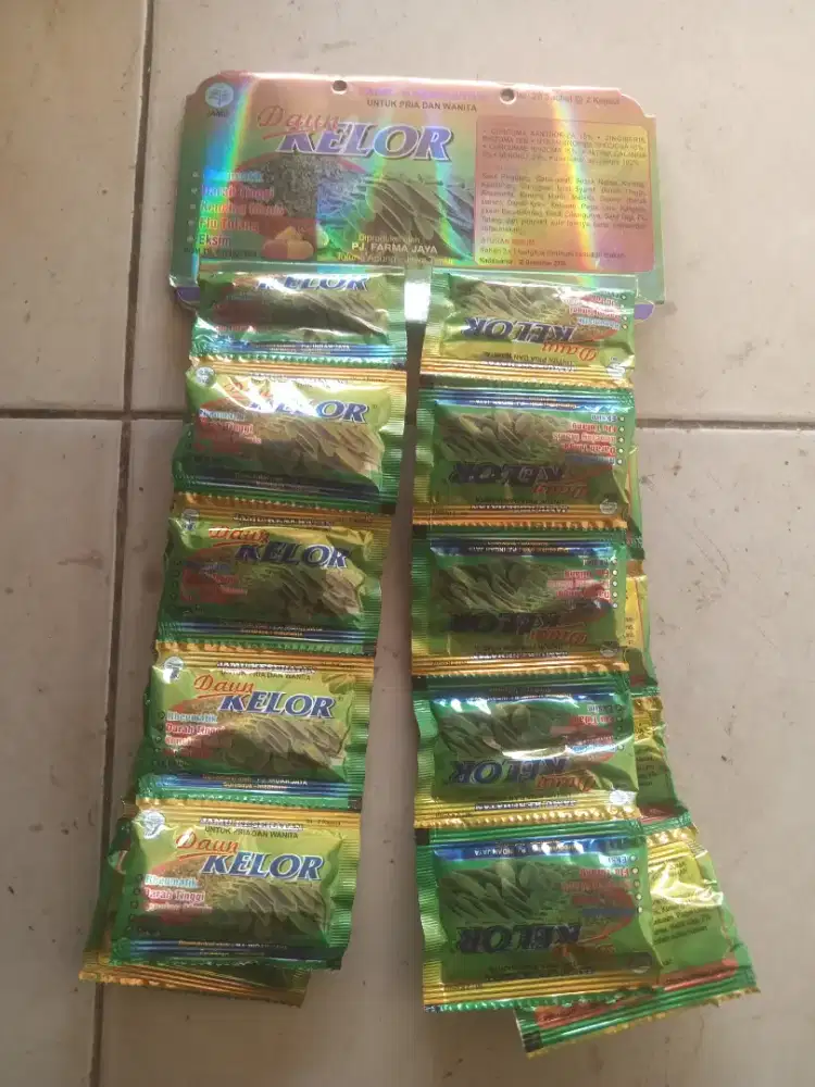 Sari daun kelor  hijau 40 kapsul