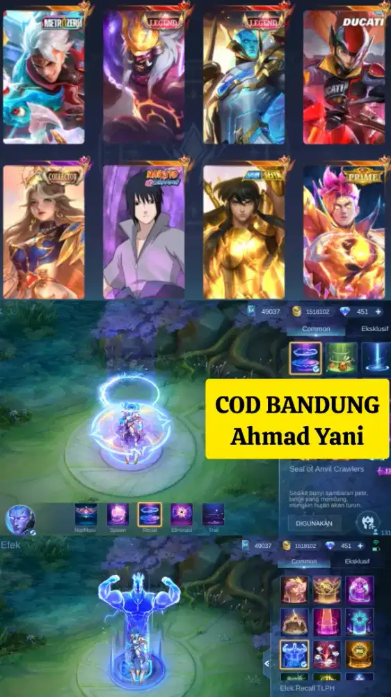 Akun Mobile Legend Pribadi