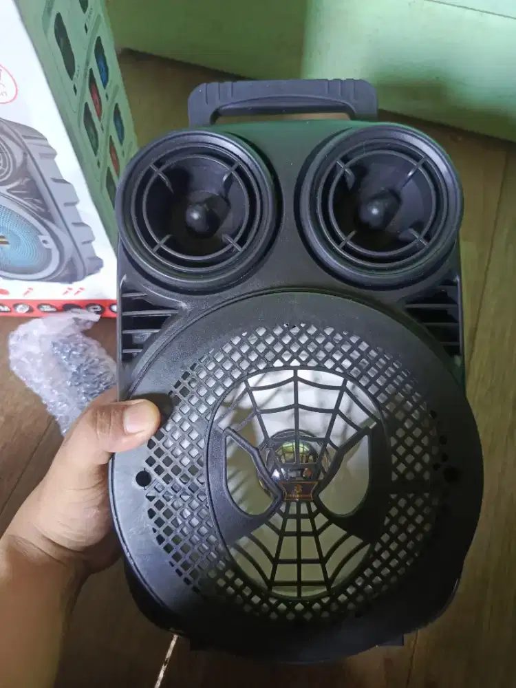 Jual speaker aktif bholotot ukuran 6,5 inch bebas ada mic pakai radio