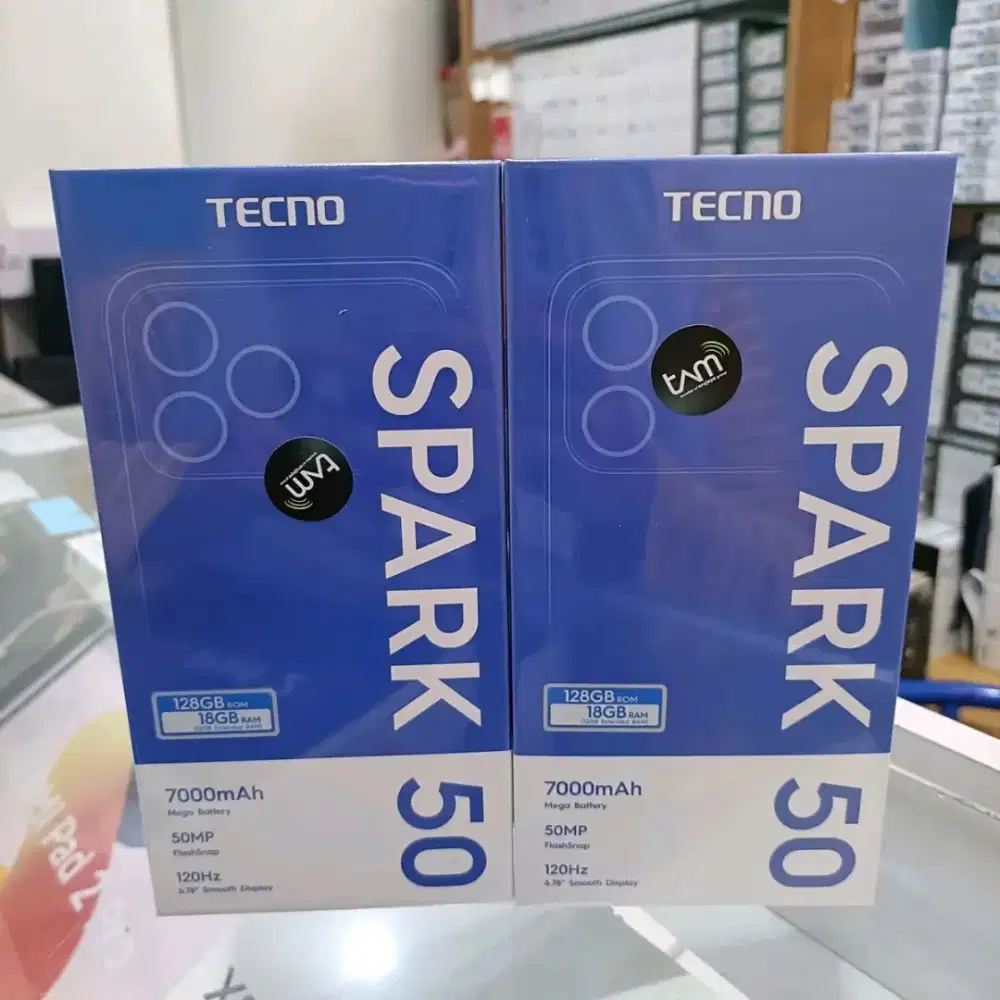 Tecno Spark 50 RAM 4/128 Garansi Resmi