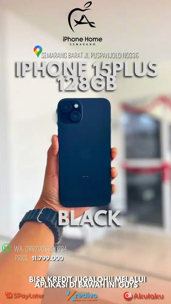 iPhone 15Plus 128Gb iBox black