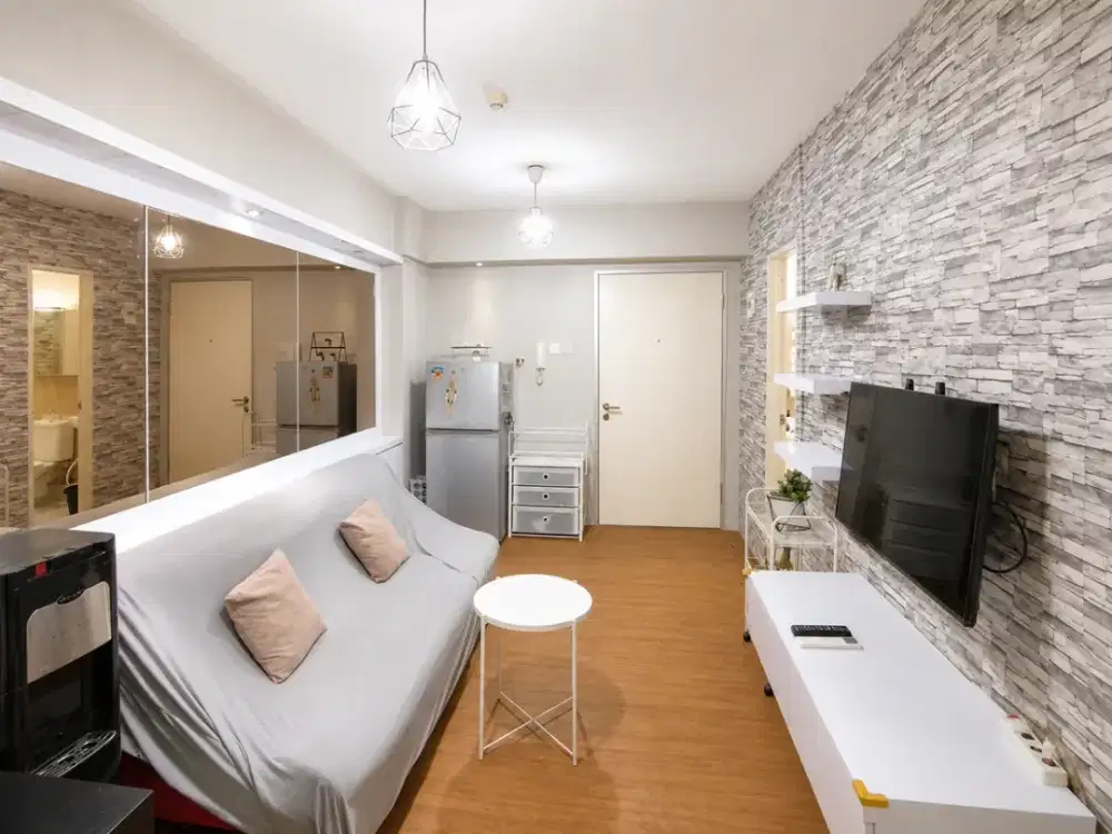 Dijual Apartemen Green Bay Pluit Bayview 2BR – Modern Scandinavian Industrial, Dekat Baywalk Mall & Bandara Soekarno-Hatta