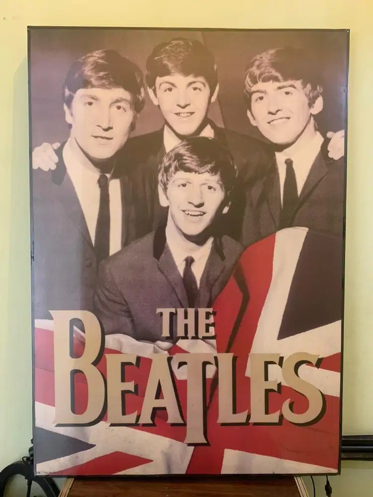 Poster The Beatles Rare (Union Jack Flag - British Invasion 1963)