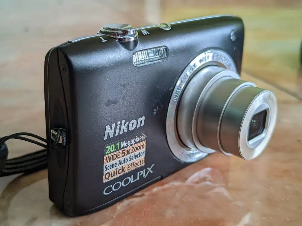 JUAL KAMERA/CAMERA CLASSIC SIAP PAKAI! Nikon COOLPIX S2800 HD (Hitam)