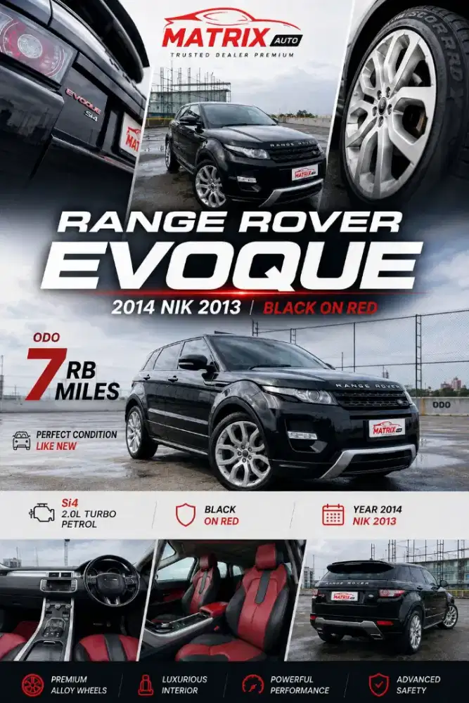 Range Rover Evoque AT Matic 2014 nik 2013 . Land Rover velar