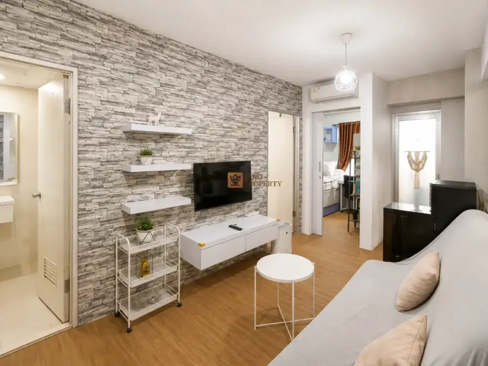Dijual Green Bay Pluit Bayview 2BR Modern Scandinavian Industrial, Dekat Baywalk Mall & Tol Dalam Kota