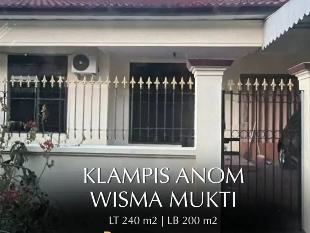 Jual Rumah Di Klampis Anom Wisma Mukti Surabaya