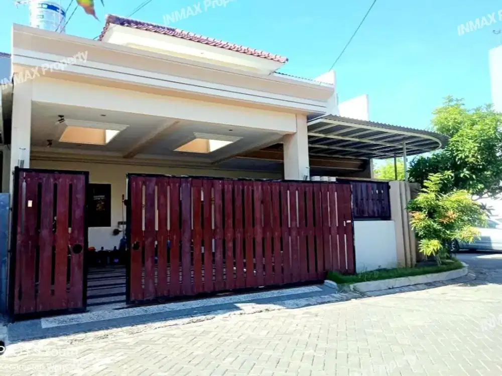 Rumah 2 Lantai Siap Huni Row Jalan Lebar Waru Sidoarjo Dekat Cito