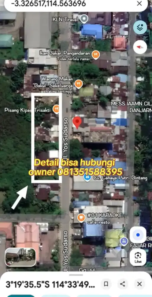 Di jual lokasi banjarmasin dekat pelabuhan tri sakti