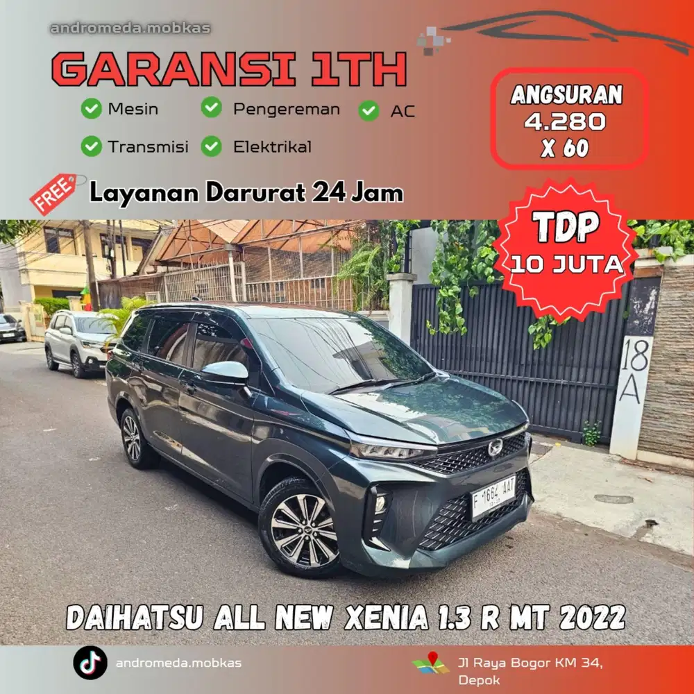 DAIHATSU ALL NEW XENIA 1.3 R MANUAL 2022 KONDISI ISTIMEWA