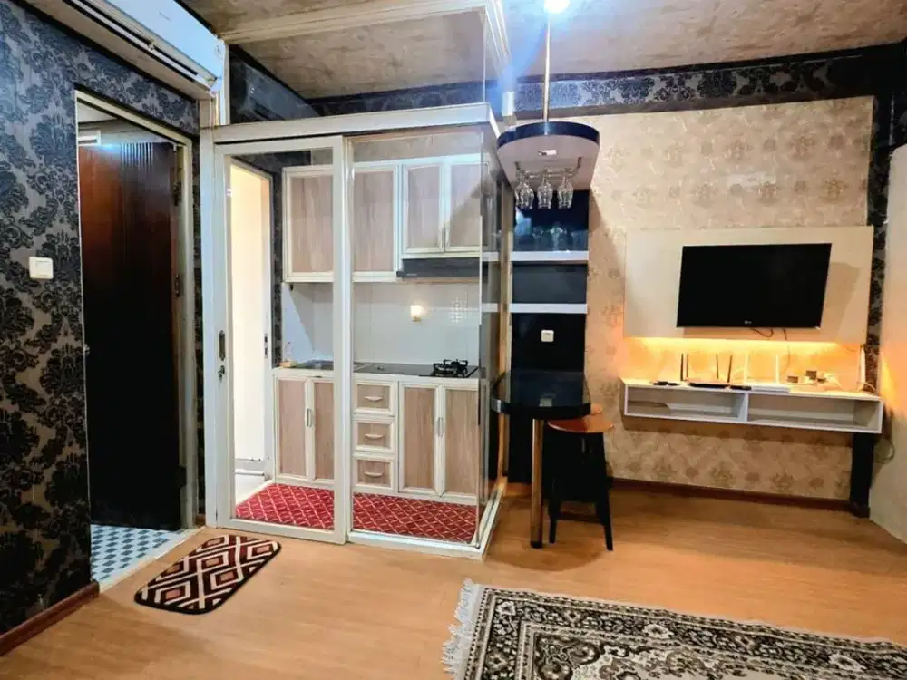 Apartemen Gunawangsa Manyar Double View , Tinggal bawa koper langsung tempati.