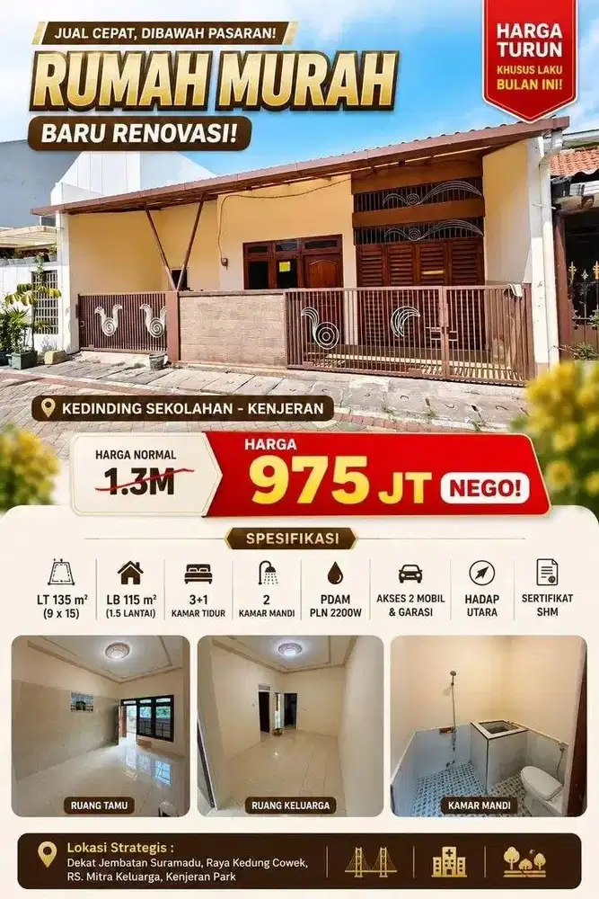 Rmh (9x15) di Kedinding Kenjeran