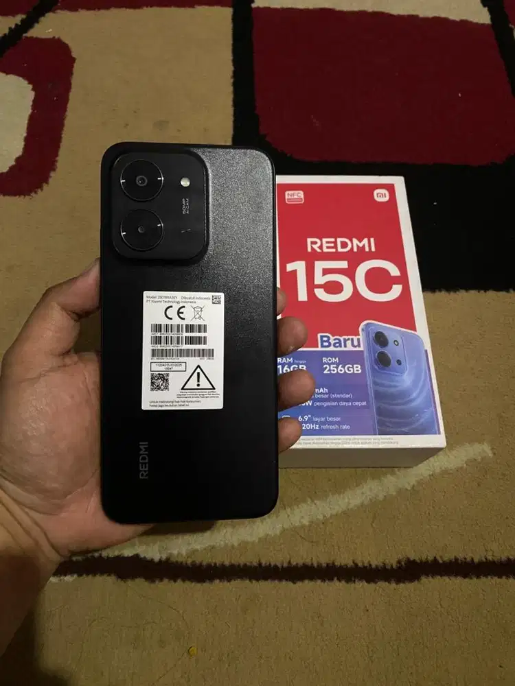 BISMILLAH REDMI 15C RAM 8/256 FULSET NOMINES