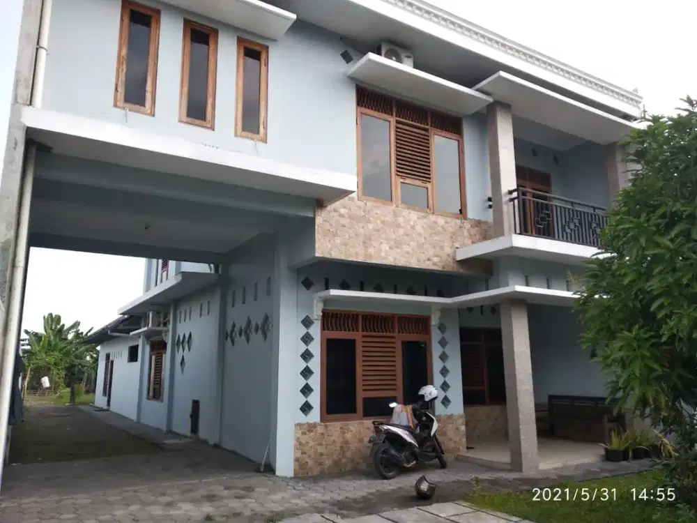 Rumah Super Luas LT 1218m² Full Furnished – Halaman Asri & SHM Ready – Nogotirto Yogyakarta