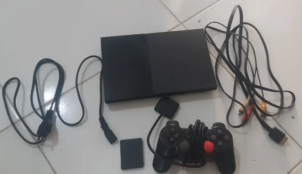 Dijual PS2 Slim plus stik dan memory card