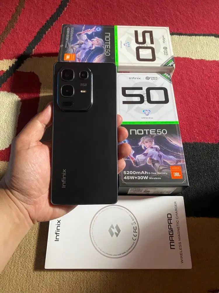BISMILLAH INFINIX NOTE 50 BASIC RAM 8/256 FULSET NOMINES
