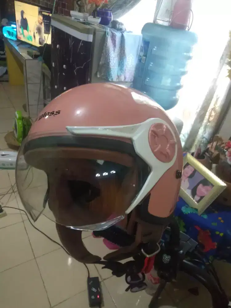 Helm CARGLOSS YRH ORIGINAL Helm Hijab Pink Pearl