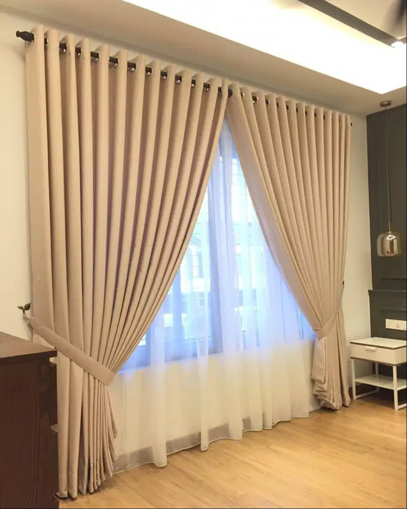 Jasa pasang gorden kantor gorden vertical blind horizontal roller krey