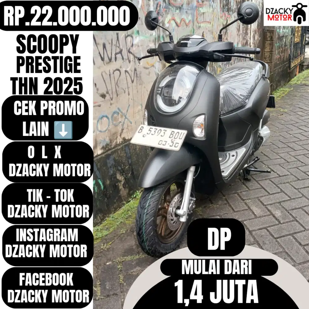 SCOOPY PRESTIGE 2025 SECOND LIKE NEW