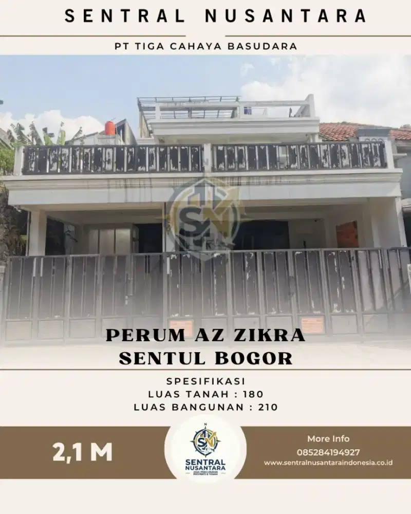 Perumahan Az zikra, Babakan Madang, Sentul – Bogor