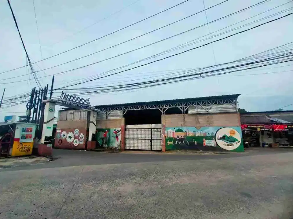 DIJUAL/DISEWAKAN GUDANG LOKASI STRATEGIS HOOK SAWANGAN DEPOK