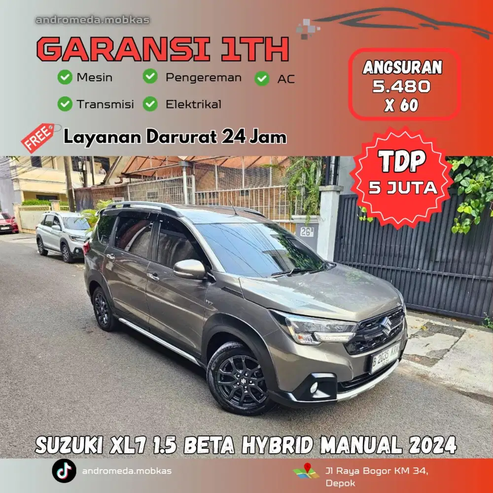 TDP TERMURAH 5 JT XL7 1.5 BETA HYBRID MANUAL 2024 ISTIMEWA