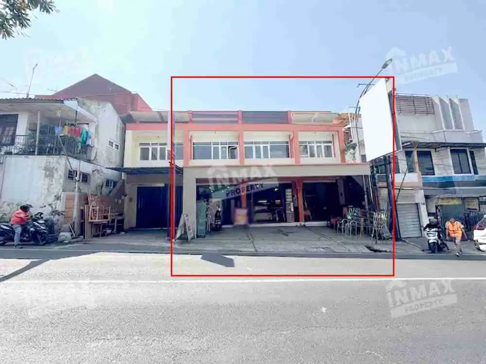 Ruko Luas 3 Ruko jadi 1 Nol Jalan Raya BANDULAN, Sukun Malang Ada Lift Barang SHM