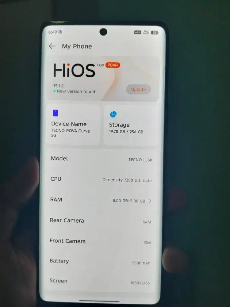 Tecno Pova Curve 5G