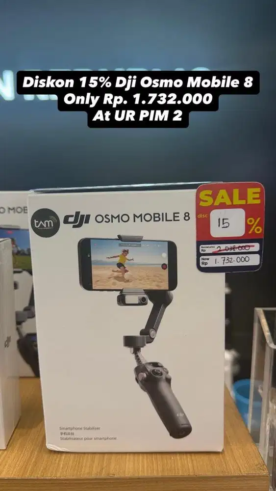 Diskon 15% Dji Osmo Mobile 8
