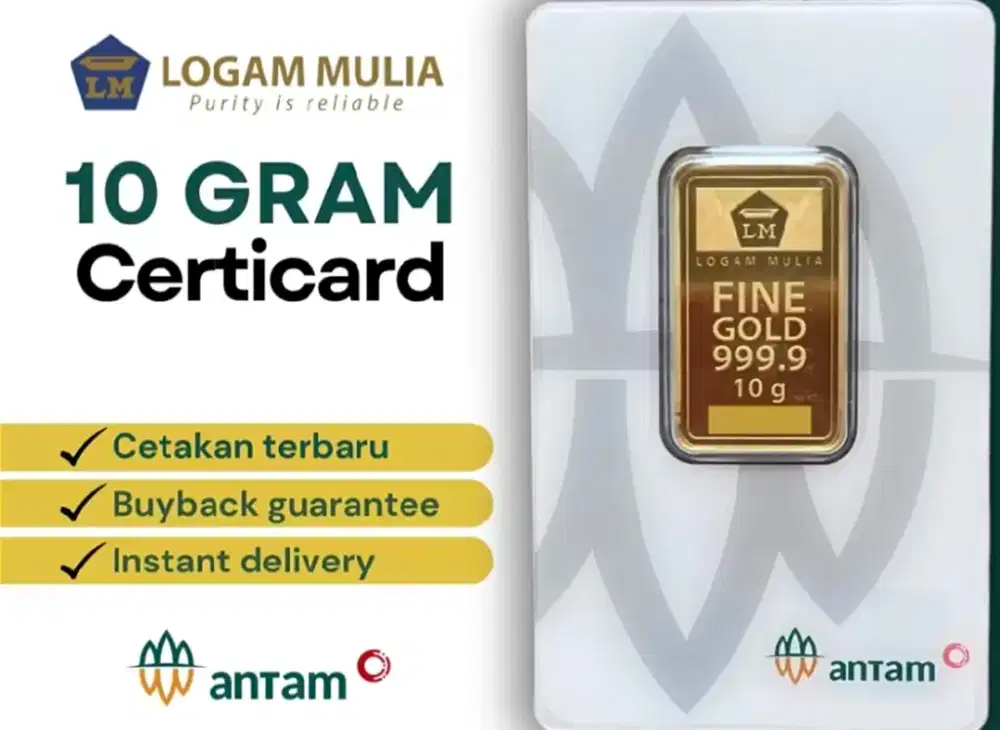 Di jual cepat logam Mulia antam