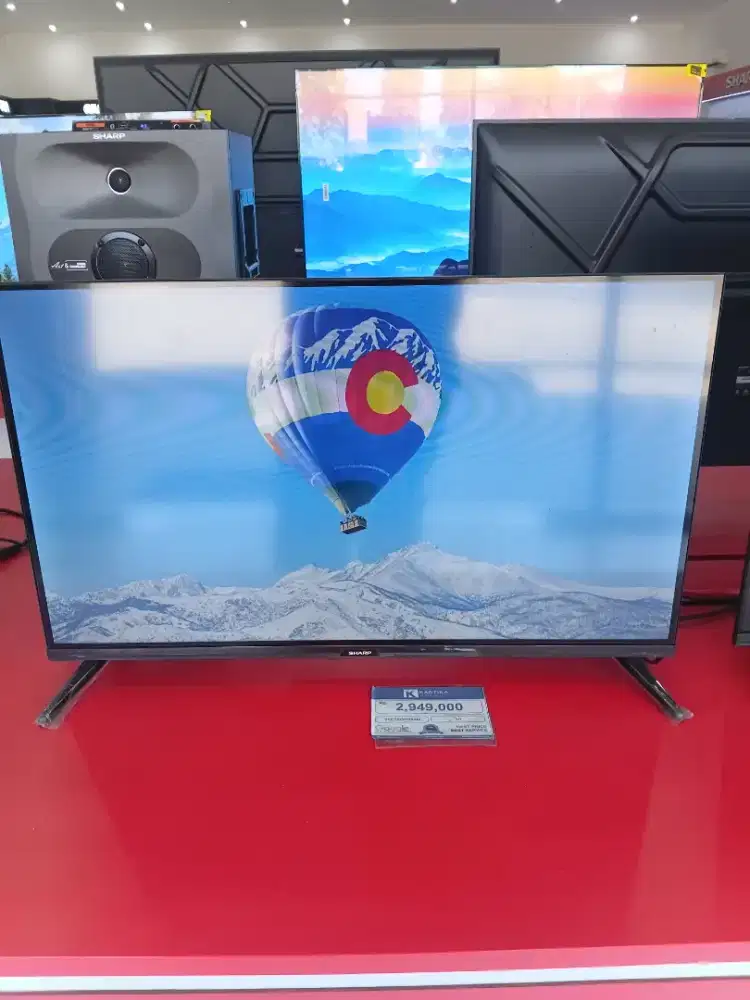 TV Sharp Cuma 2 Jutaan! Bisa Kredit Modal KTP Doang