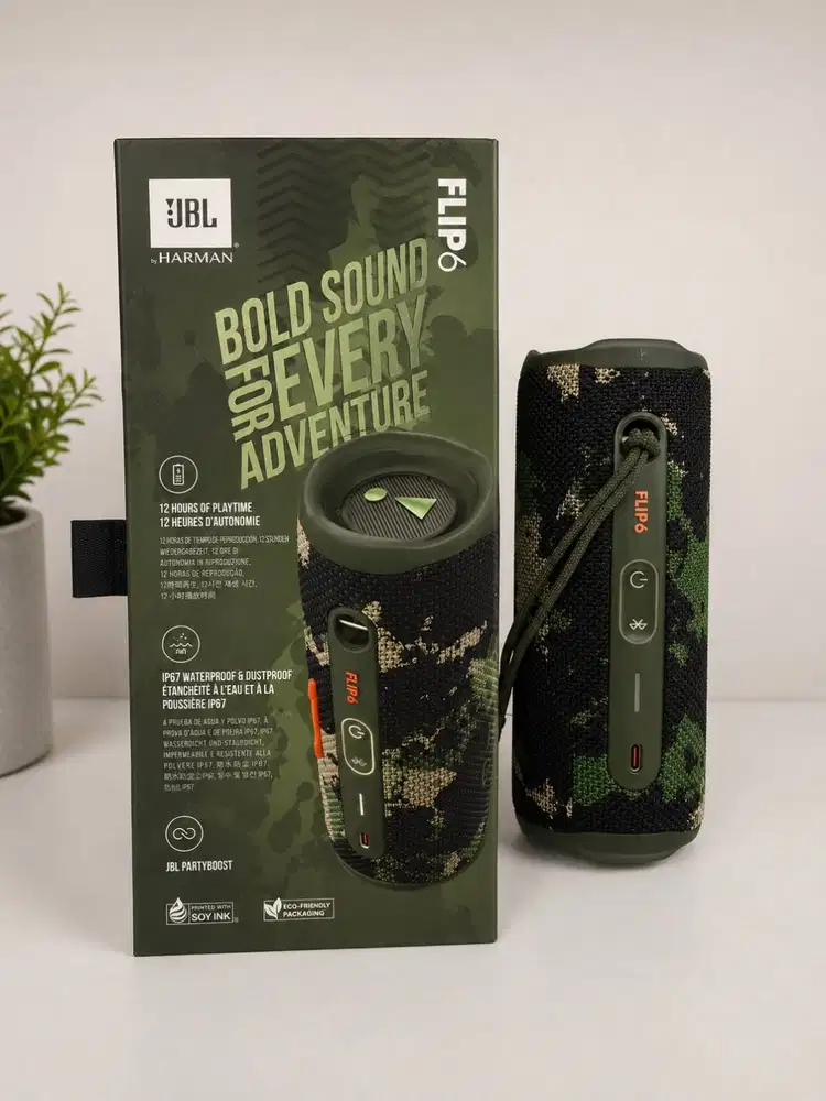 Speaker Bluetooth JBL Flip 6 Original - Camo Edition - Like New