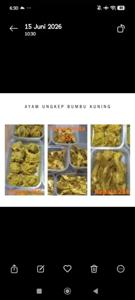 distributor ungkepan ayam bisa untuk keperluan jualan/horeca