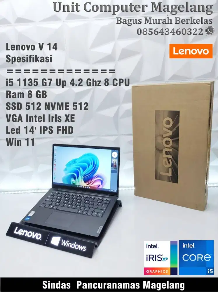 lenovo V 14 II i51135 G7 II 8 II SSD NVME 512 II 14' IPS FHD II Win 11