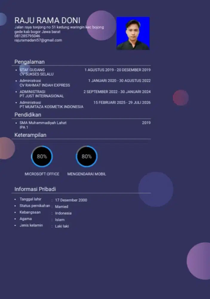 Mencari pekerjaan administrasi online shop