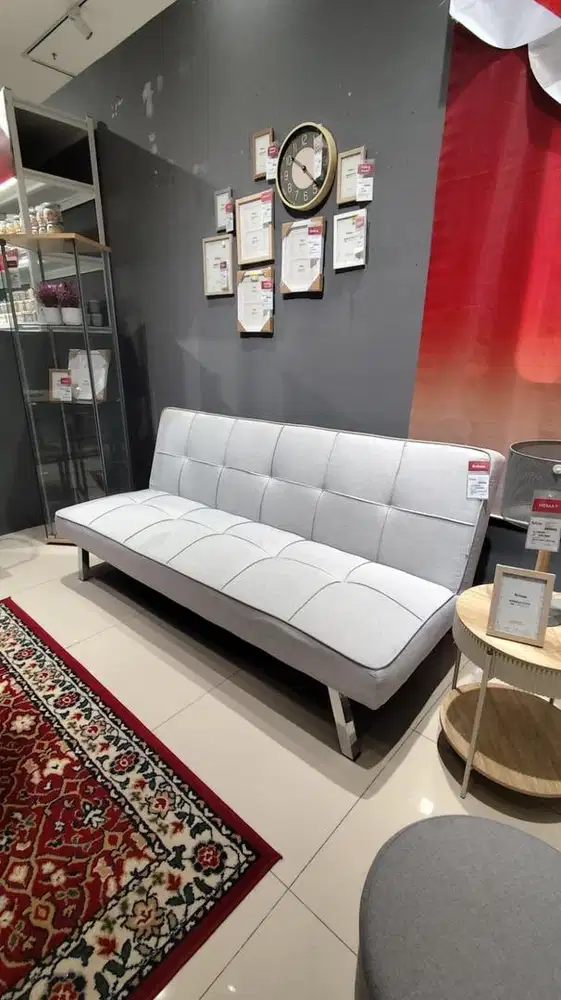 Sofabed Fabric Kaki Besi