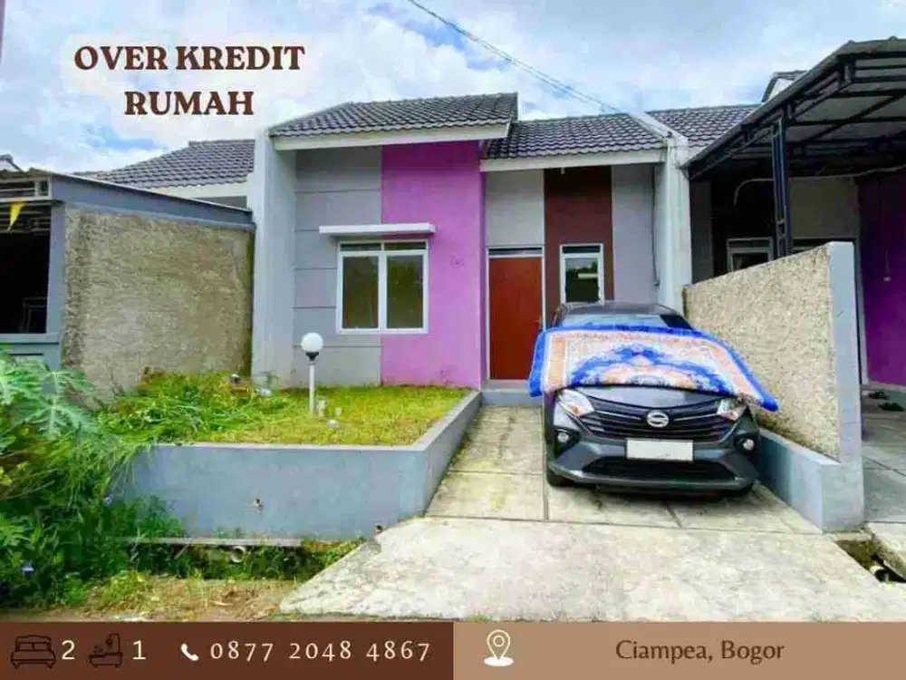 Jual Murah Rmh OVER KREDIT 29JT dkt Kampus IPB di Geriya Selaras Ciampea